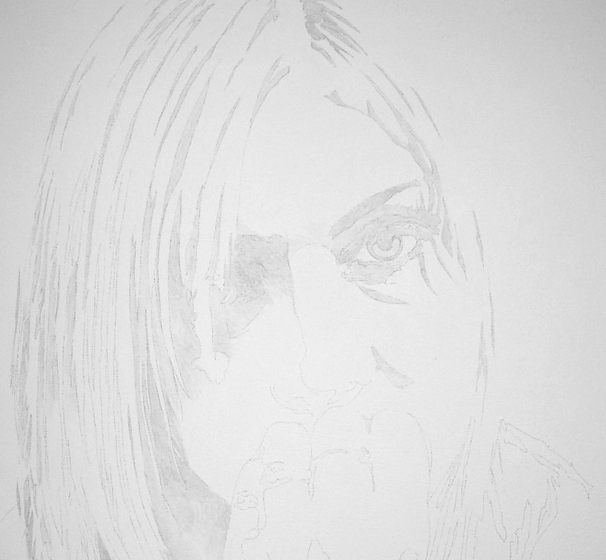Steve Greaves - Carly - photorealism portrait painting after 3 painting sessions