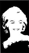 Marilyn Monroe - ink drawing