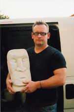 Simon Kent, Sculptor - photo by Steve Greaves